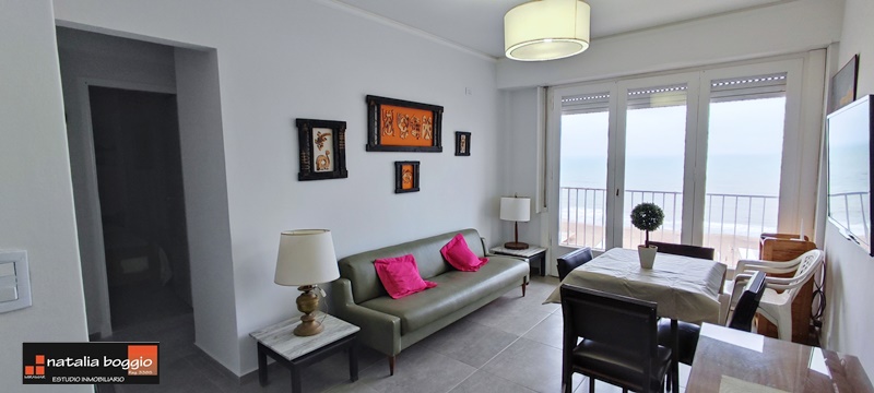 #1531 Departamento 3 ambientes frente al mar Miramar — calle 12 1209 miramar — Alquiler temporario, foto 1 de 8