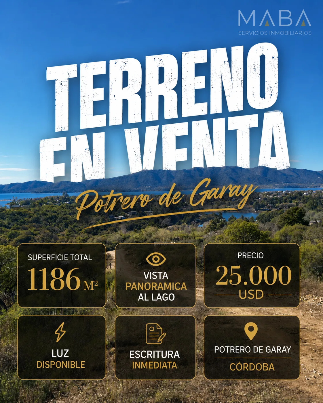 Terreno en Potrero de Garay — Potrero de Garay, Córdoba — Venta, foto 1 de 8