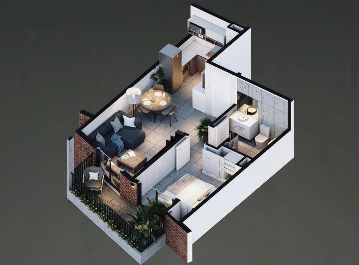 Departamento 2 ambientes en General Paz — Ovidio Lagos al 500 — Venta, foto 4 de 8