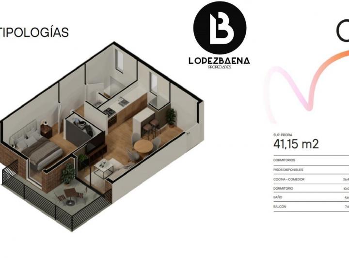 Departamento 2 Dorm. en Las Rosas — Domingo Zípoli al 900 — Venta, foto 7 de 8