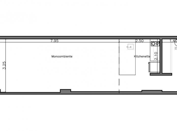 Departamento 1 ambiente en General Paz — Blvd. General Ortiz de Campo 40 — Venta, foto 5 de 8