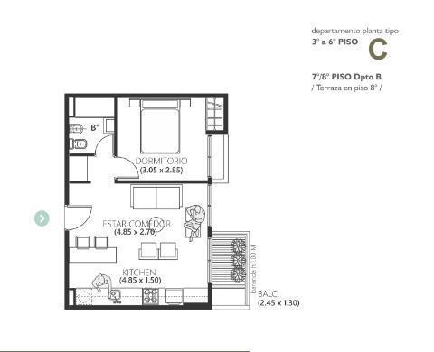 Emprendimiento 3 ambientes en Nueva Córdoba — Rondeau al 300 — Venta, foto 7 de 8