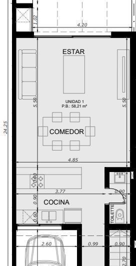 Emprendimiento 4 ambientes en Tablada Park — Enrique Policastro al 3900 — Venta, foto 6 de 8