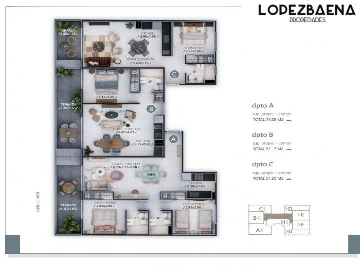Departamento 4 ambientes en General Paz — Lima 1039 — Venta, foto 8 de 8