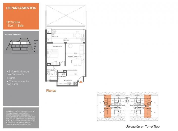 Dpto 1 Dormitorio en Villa Tical, Villa Allende — Padre Luchesse San Isidro Villa Allende — Venta, foto 4 de 8