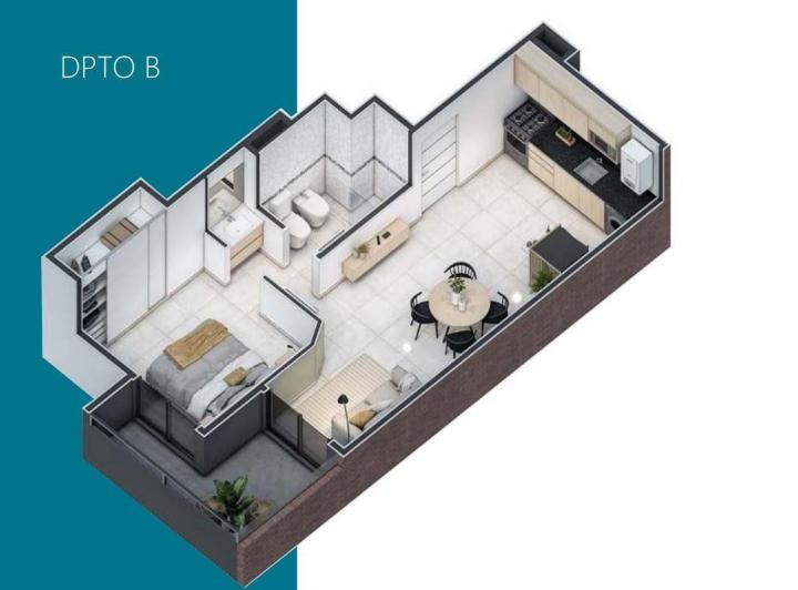 Departamento 2 Ambientes en Centro, Córdoba — Arturo M Bas al 300 — Venta, foto 8 de 8