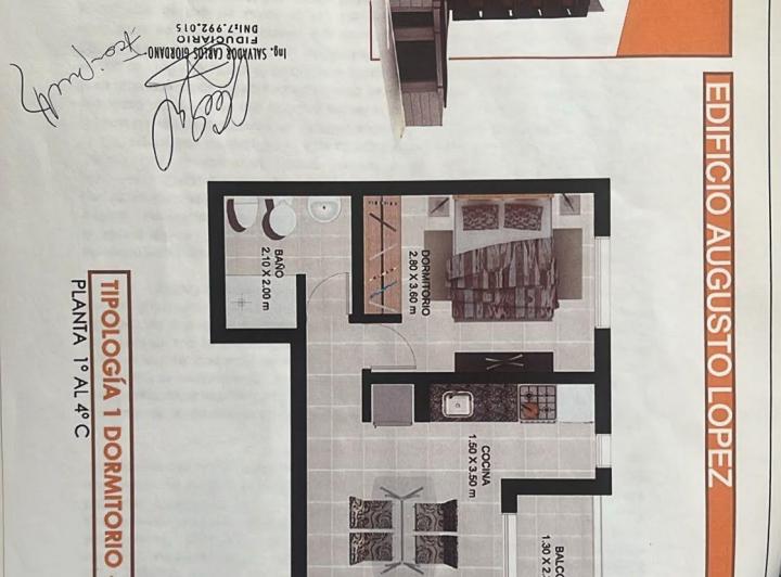 Departamento 3 ambientes en Crisol — Venta de Departamento 1 Dorm Listo Para Escriturar !!!augusto Lopez -gn- al 1000 — Venta, foto 8 de 8