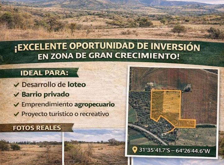 Campo en Falda del Carmen — Ruta Provincial C45 - Falda del Carmen — Venta, foto 3 de 6