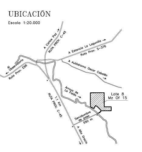 Campo en Falda del Carmen — Ruta Provincial C45 - Falda del Carmen — Venta, foto 6 de 6