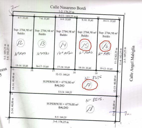 3 Terrenos en Venta en Villa Gran Parque, Córdoba — Villa Gran Parque -villa Esquiú-villa Retiro — Venta, foto 7 de 8
