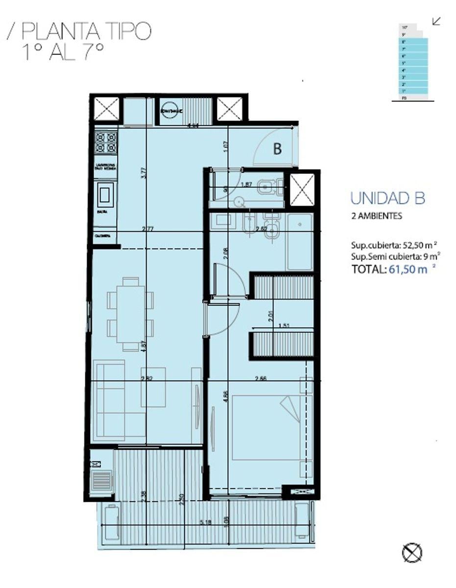 Departamento 2 ambientes en Saavedra — Machaín 4196, Saavedra, CABA — Venta, foto 4 de 8