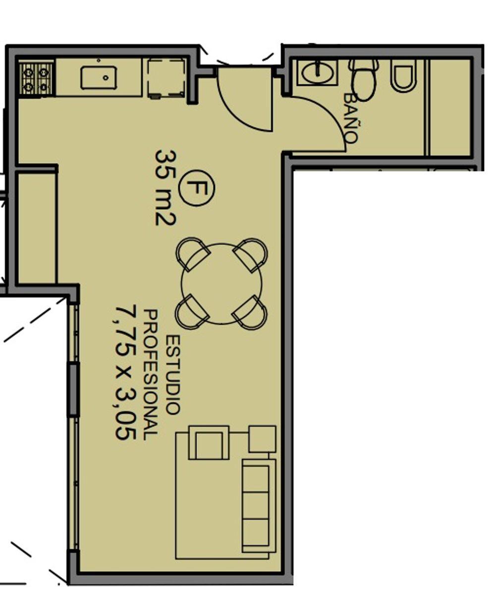 Departamento 1 Ambiente en Saavedra — Ruiz Huidobro 3075, Saavedra, CABA — Venta, foto 1 de 8