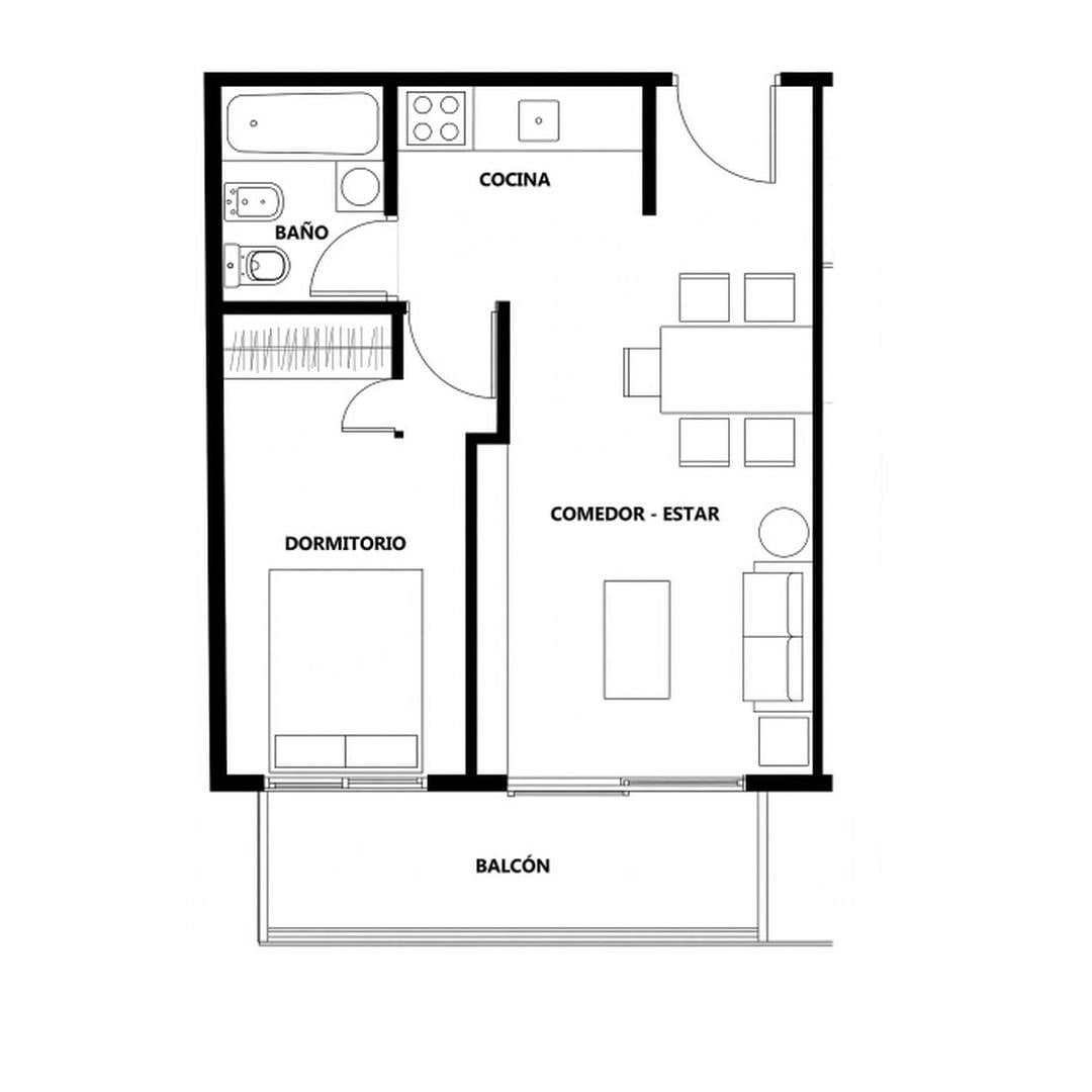 Departamento 2 ambientes en Palermo Hollywood — Coronel Niceto Vega 6000, Palermo Hollywood, Palermo, CABA — Venta, foto 1 de 8